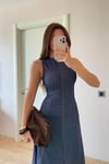 denim elbise 