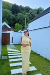 DOKULU DRAPELİ İKİ TAKIM SARI