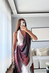 HALTER YAKA UZUN DÖKÜMLÜ ELBİSE
