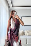 HALTER YAKA UZUN DÖKÜMLÜ ELBİSE
