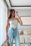 HELEN KORSE BÜSTİYER-MAVİ