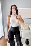 KROKODİL DESEN PARÇALI PANTOLON