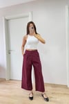 PREMİUM İSPANYOL PAÇA PANTOLON BORDO