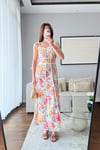 TASARIM HERA ELBİSE -PEMBE