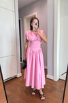 TASARIM PEMBE ELBİSE