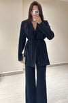 TAŞLI BLAZER PANTOLON  TAKIM