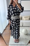 YARASA KOL DESENLİ ELBİSE