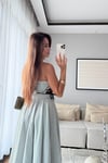 YEŞİL ÇİZGİLİ TASARIM TAKIM