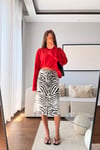 ZEBRA MİDİ ETEK