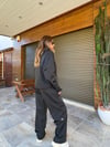 Bel Kemerli Bol Paça Yağmur Geçirmez Pantolon