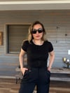 Bisiklet Yaka Triko T-Shirt