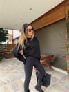 Gümüş Logolu Basic Sweatshirt