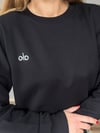 Gümüş Logolu Basic Sweatshirt
