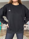 Gümüş Logolu Basic Sweatshirt
