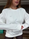 Gümüş Logolu Basic Sweatshirt
