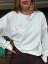 Gümüş Logolu Basic Sweatshirt