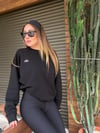 Gümüş Logolu Basic Sweatshirt