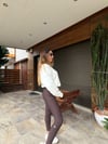 Gümüş Logolu Toparlayıcı Spor Tayt