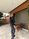 Gümüş Logolu Toparlayıcı Spor Tayt