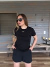 Metal Logolu Modal Kumaş T-Shirt