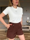Metal Logolu Modal Kumaş T-Shirt