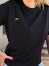 Metal Logolu Modal Kumaş T-Shirt