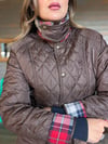 Modern Beadnell Kapitone Ceket