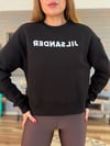 Nakış Gögüs Logolu Bisiklet Yaka Sweatshirt