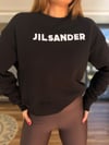 Nakış Gögüs Logolu Bisiklet Yaka Sweatshirt