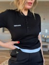 Nakış Logolu Yakalı T-Shirt