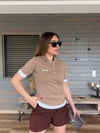 Nakış Logolu Yakalı T-Shirt