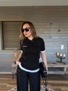 Nakış Logolu Yakalı T-Shirt