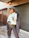 Nakış Logolu Yama Detaylı Yarım Fermuarlı Selanik Sweatshirt