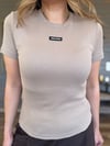 Ön Orta Armalı Basıc T-Shirt