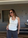 Ön Orta Metal Logolu Askılı Body