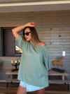 Rio Oversize Keten T-Shirt