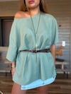 Rio Oversize Keten T-Shirt