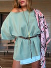 Rio Oversize Keten T-Shirt