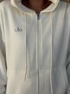 Slikon Gümüş Logolu Tam Fermuarlı Sweatshirt