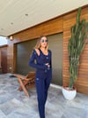 Slikon Logolu Tayt Crop Dalgıç Hırka Takım