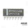 LM747CN Dual Operational Amplifier