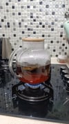 Bambu Kapaklı Cam Demlik 1500ml