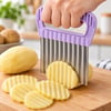 Cips Dilimleyici - Kıvrımlı Bıçaklı Patates ve Sebze Kesici