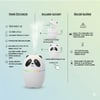 Sevimli Panda Figürlü Hava Nemlendirici Ultrasonik Soğuk Buhar Makinesi