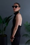 Blade Dark Satin Blouse