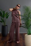 Blade Rose Satin Blouse