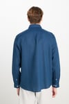 % 100 Keten Regular Fit Klasik Yaka Uzun Kollu Erkek Gömlek L2510549 410 LACİVERT