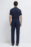 % 100 Keten Regular Straight Fit Normal Bel Erkek Pantolon 0010577-80872 MAVİ