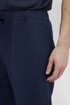 % 100 Keten Regular Straight Fit Normal Bel Erkek Pantolon 0010577-80872 MAVİ