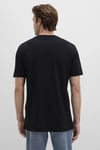 % 100 Pamuk Baskılı Bisiklet Yaka Erkek T Shirt 067053-900 SİYAH